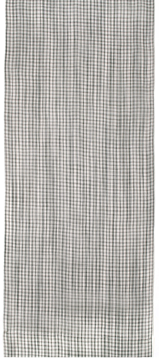 格子模様の小千谷縮 小千谷縮「縞格子・裏葉色」 | MINOKO STORE