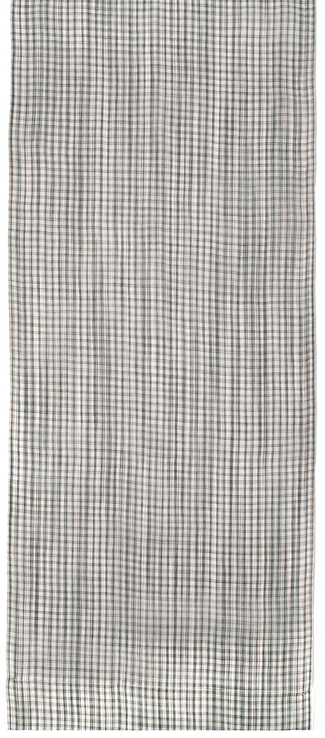 格子模様の小千谷縮 小千谷縮 乱れ格子 – 着物道楽みなとや